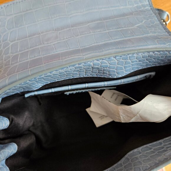 ZARA Blue Crossbody Bag - Picture 7 of 10